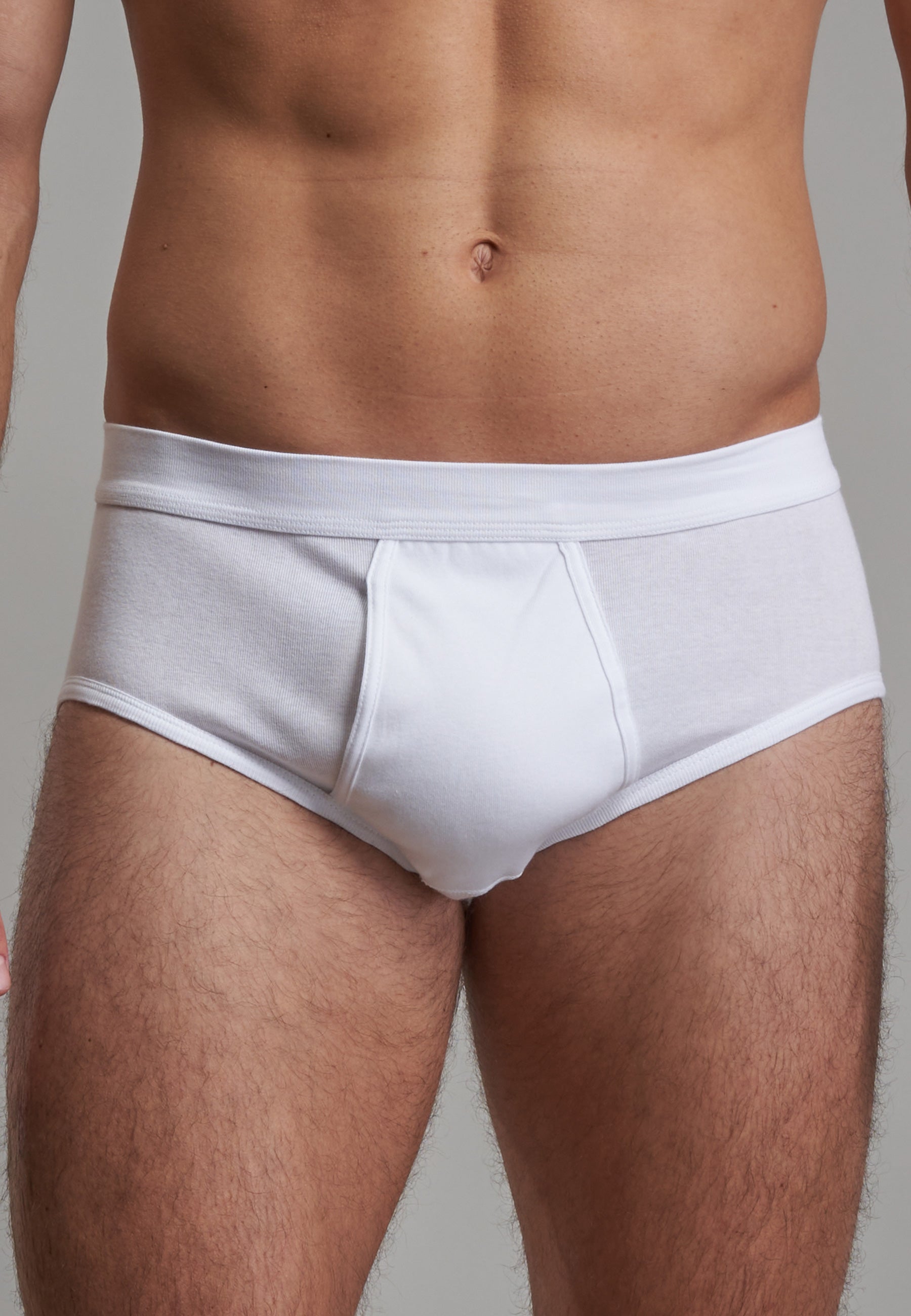 GÖTZBURG Herren Slip weiß uni 4er Pack