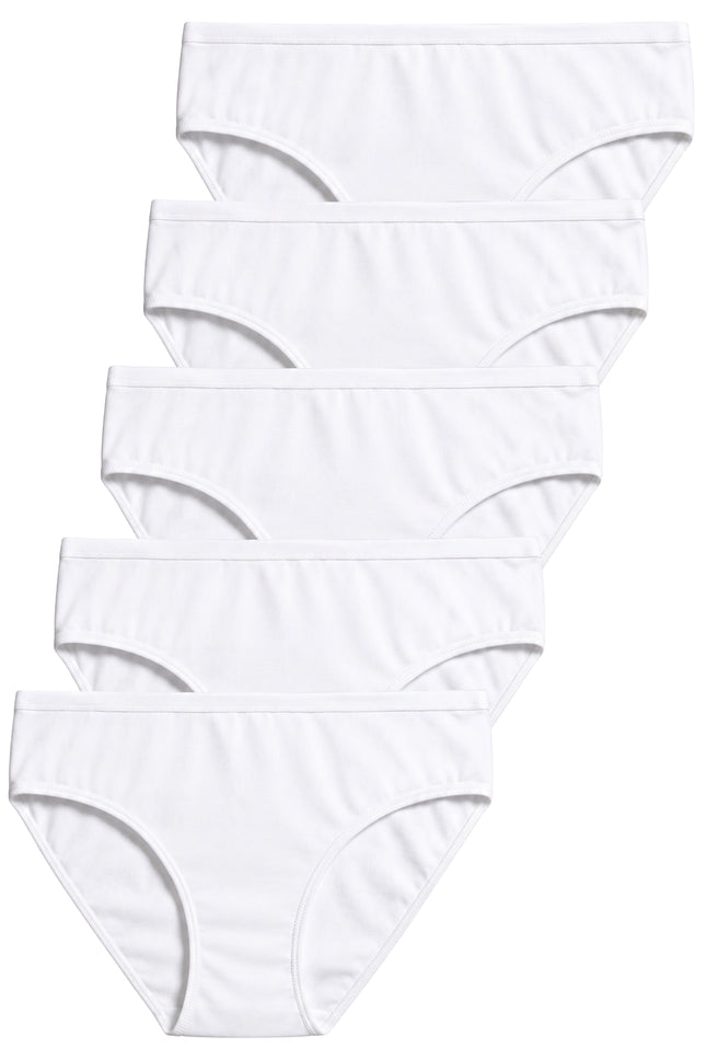 GÖTZBURG Damen Slip weiß uni 5er Pack
