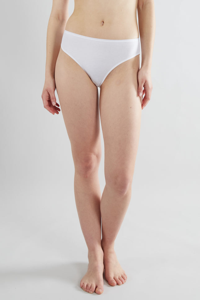 GÖTZBURG Damen Slip weiß uni 5er Pack