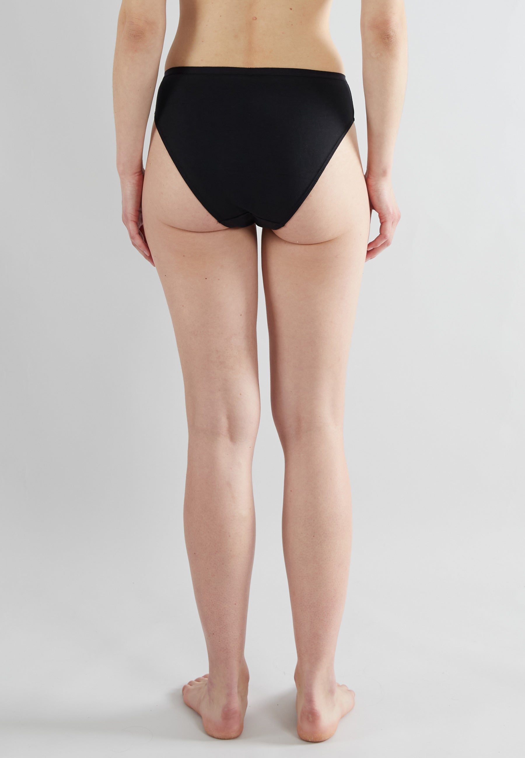 GÖTZBURG Damen Slip schwarz uni 5er Pack