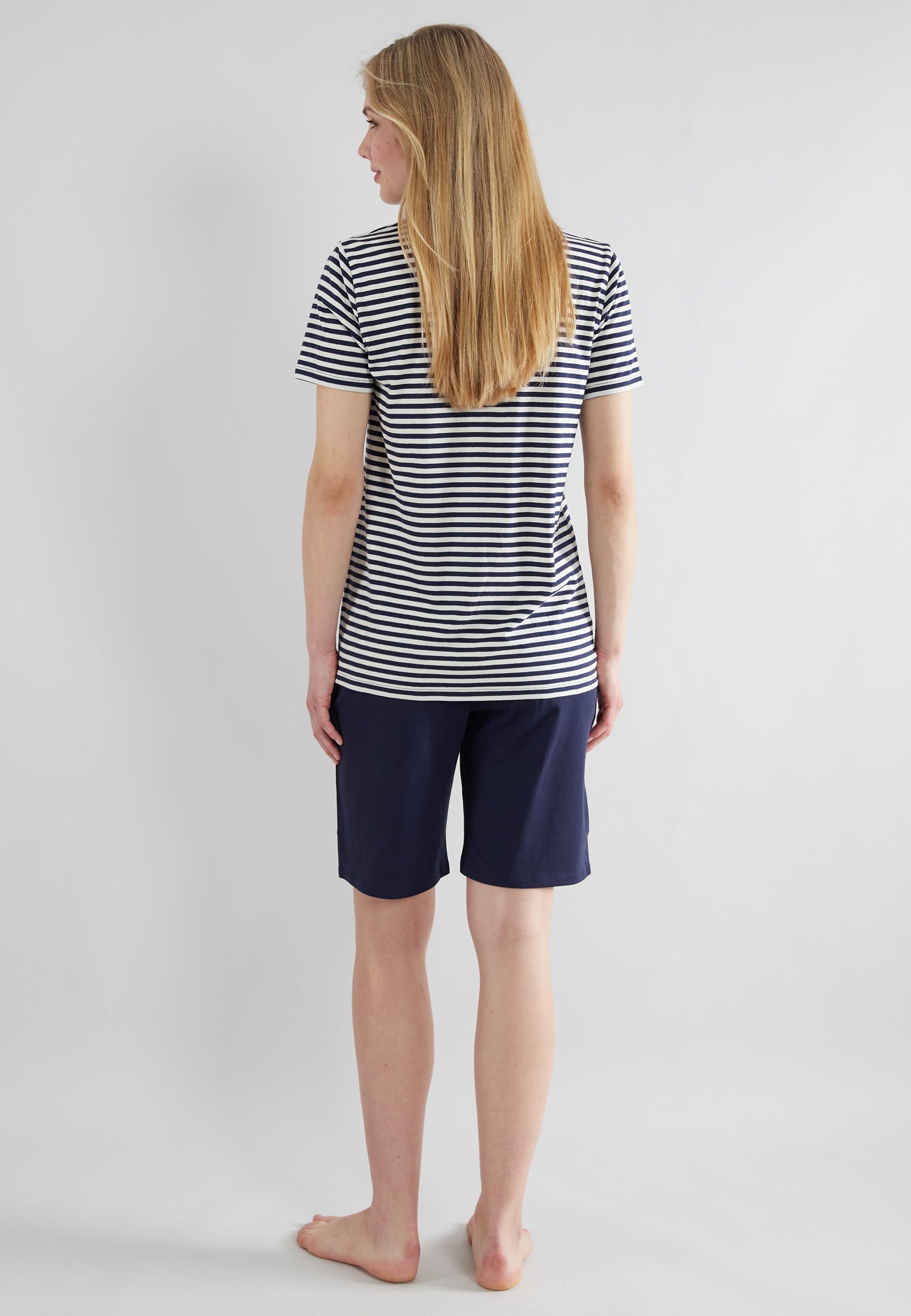 GÖTZBURG Damen Shorty blau quergestreift