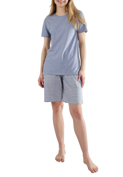 GÖTZBURG Damen Shorty blau kariert