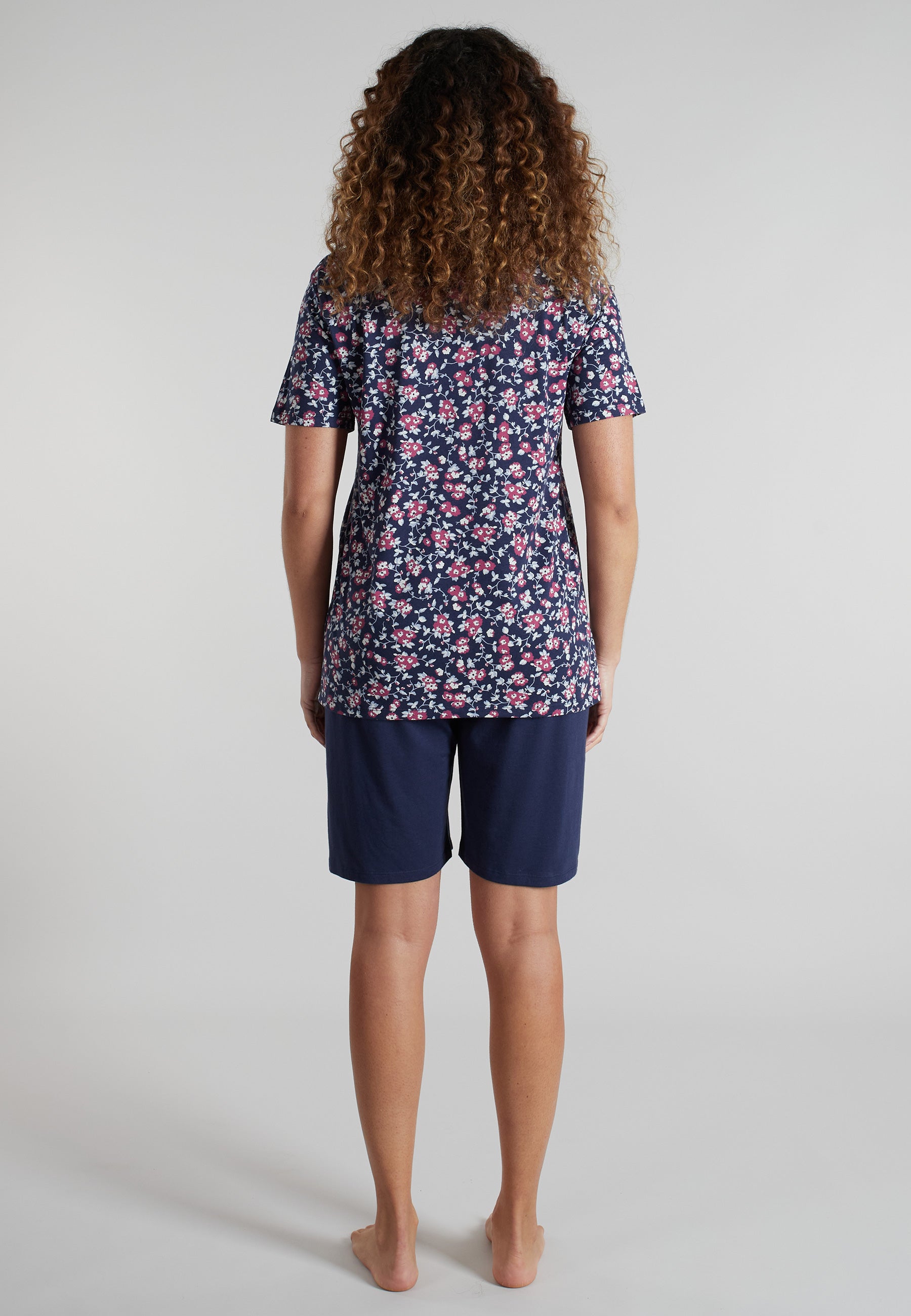 GÖTZBURG Damen Shorty blau bedruckt