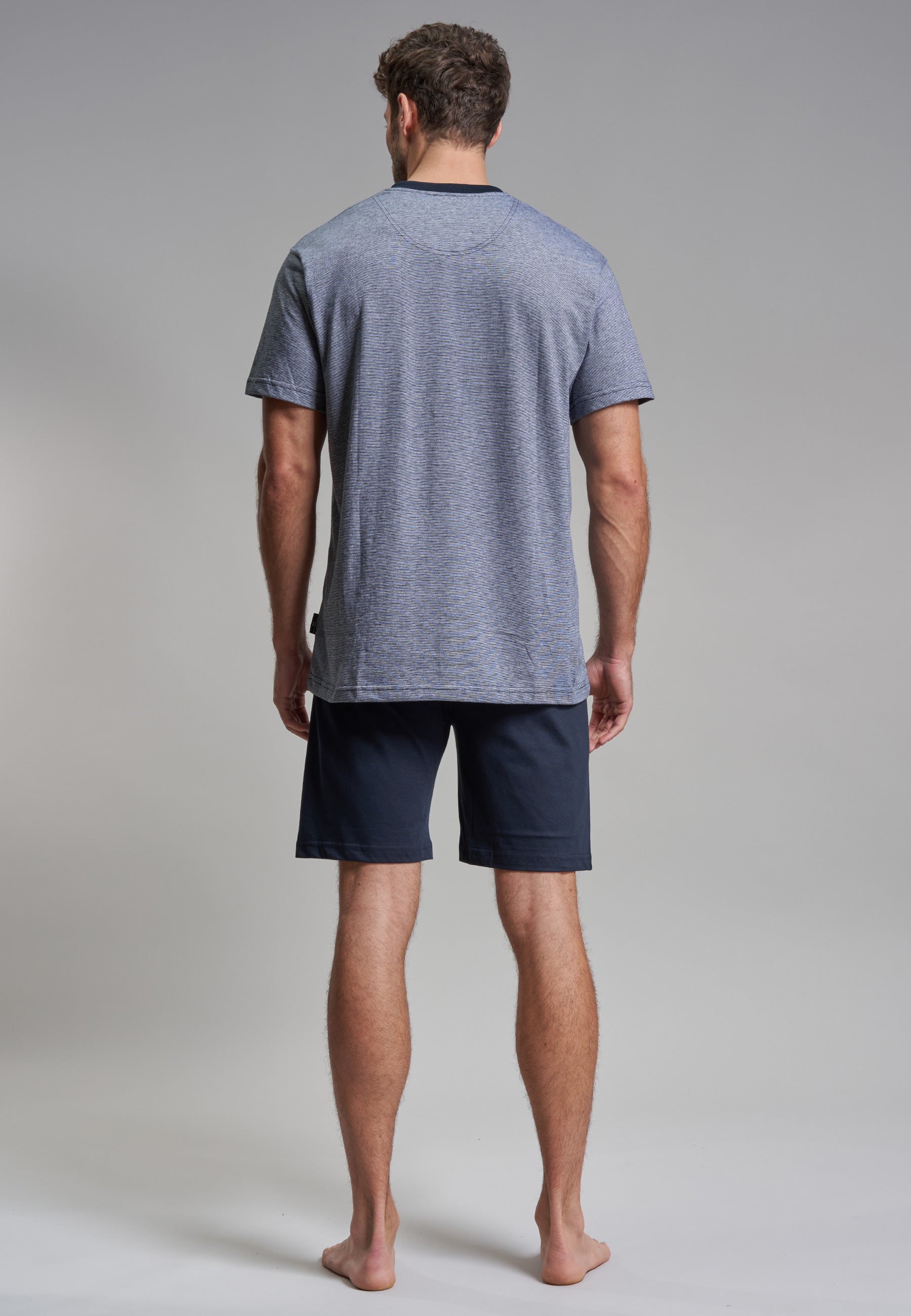 GÖTZBURG Herren Shorty blau melange
