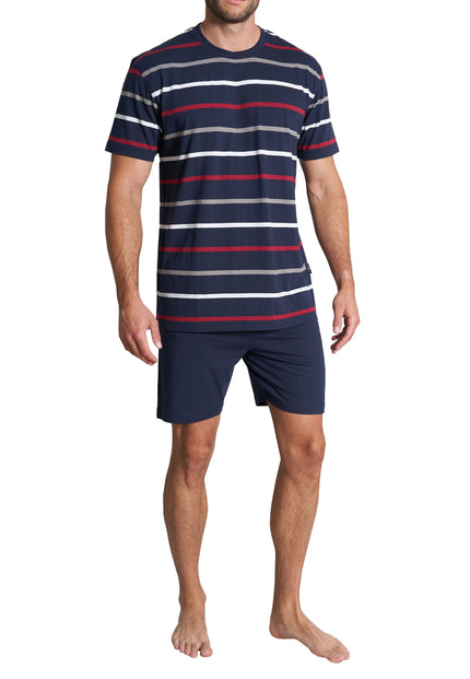 GÖTZBURG Herren Shorty blau quergestreift