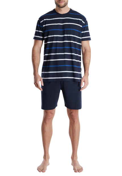 GÖTZBURG Herren Shorty blau quergestreift
