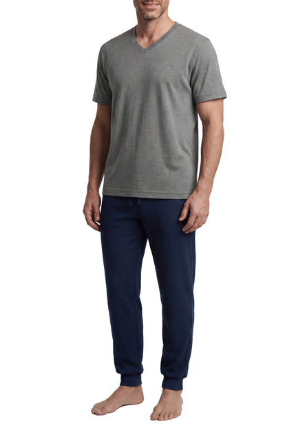 GÖTZBURG Herren Pyjama blau uni