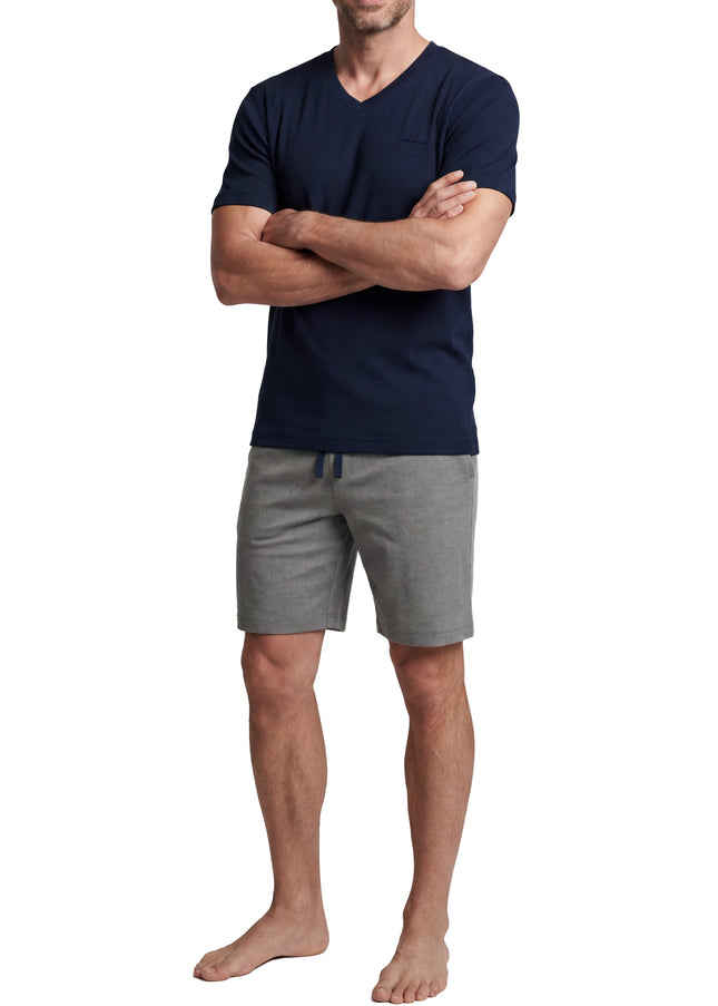 GÖTZBURG Herren Shorty blau uni