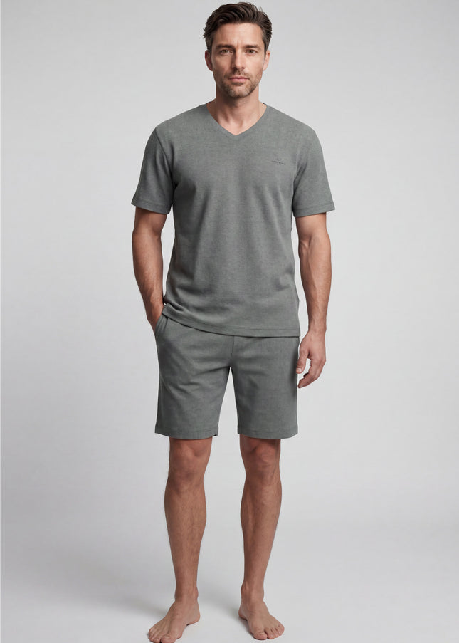 GÖTZBURG Herren Shorty grau uni