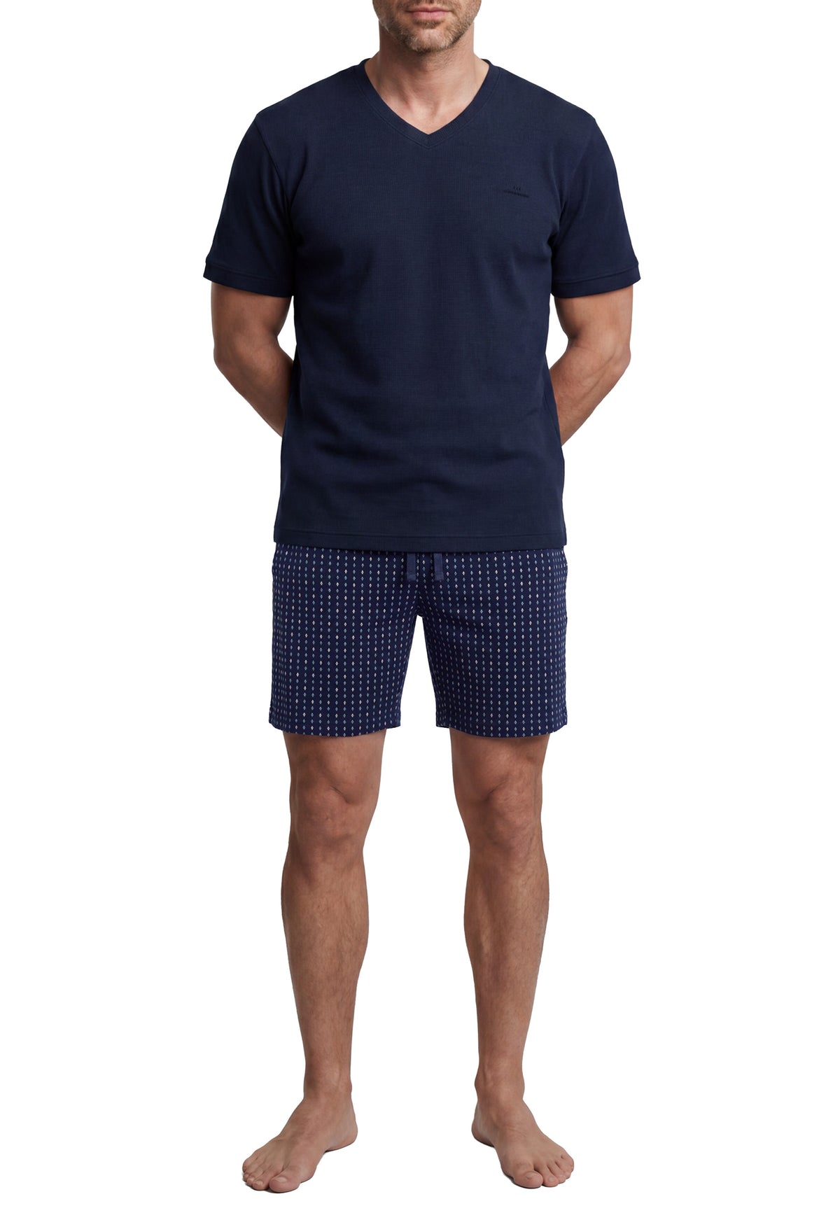 GÖTZBURG Herren Shorty blau uni