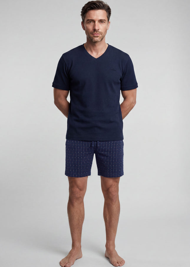 GÖTZBURG Herren Shorty blau uni