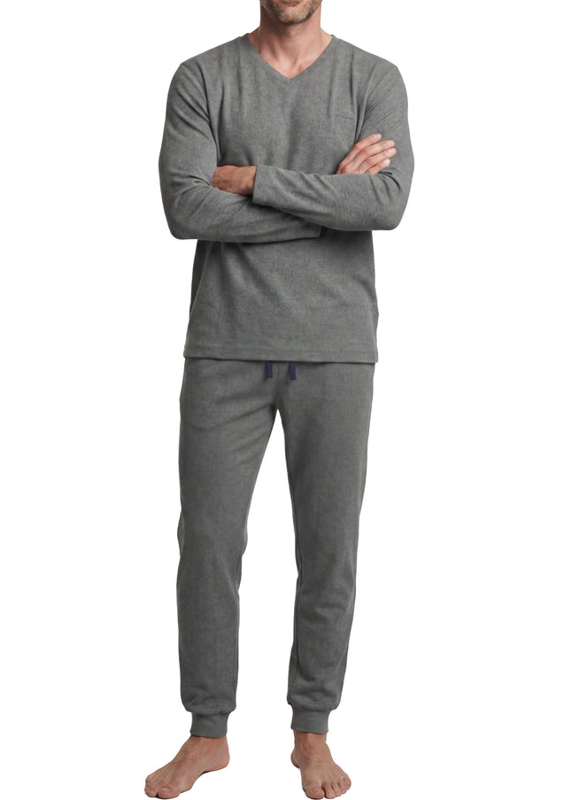GÖTZBURG Herren Pyjama grau uni