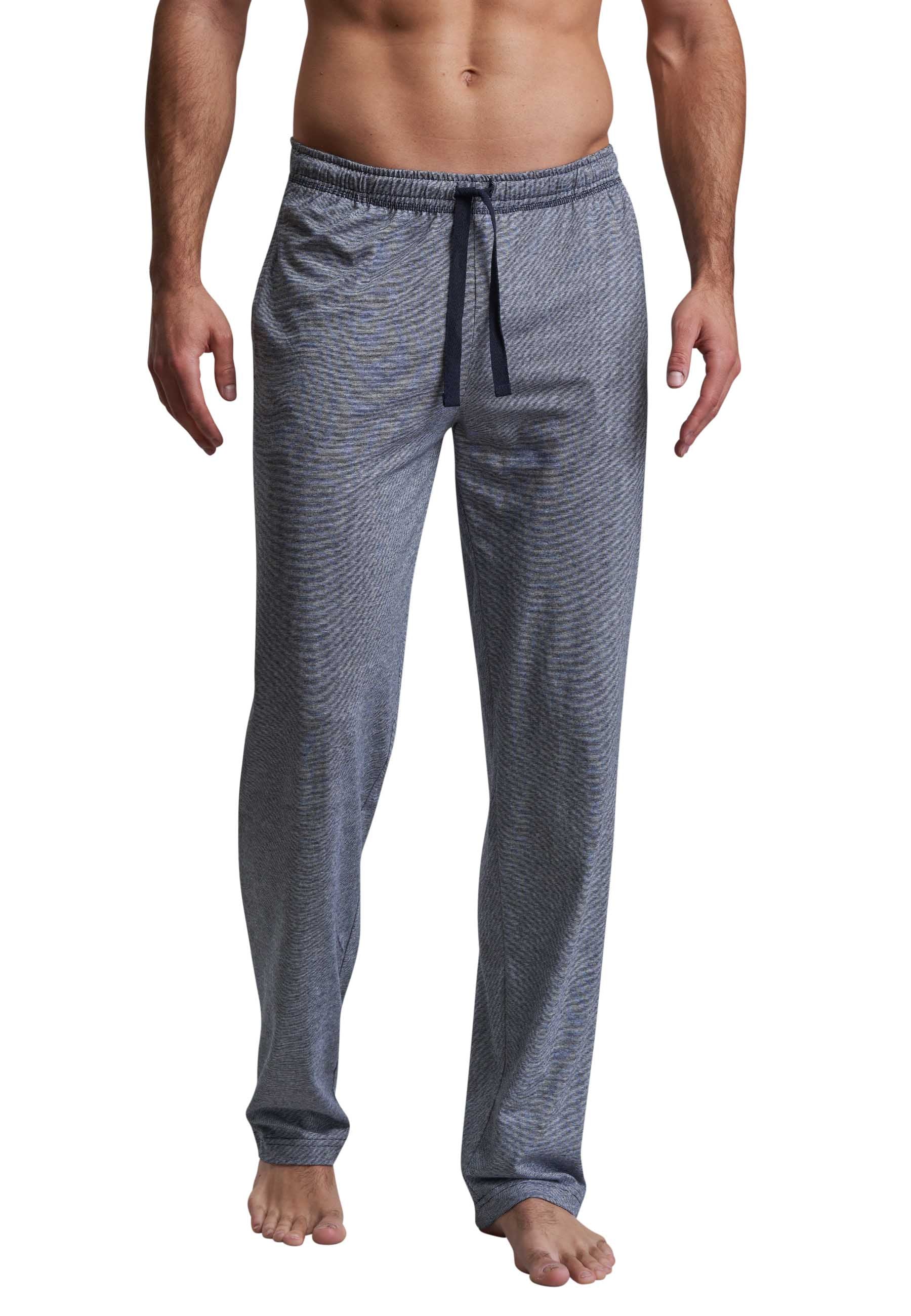 GÖTZBURG Herren Lange-Hose blau melange