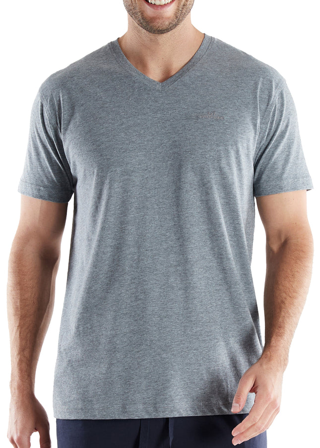GÖTZBURG Herren T-Shirt grau uni