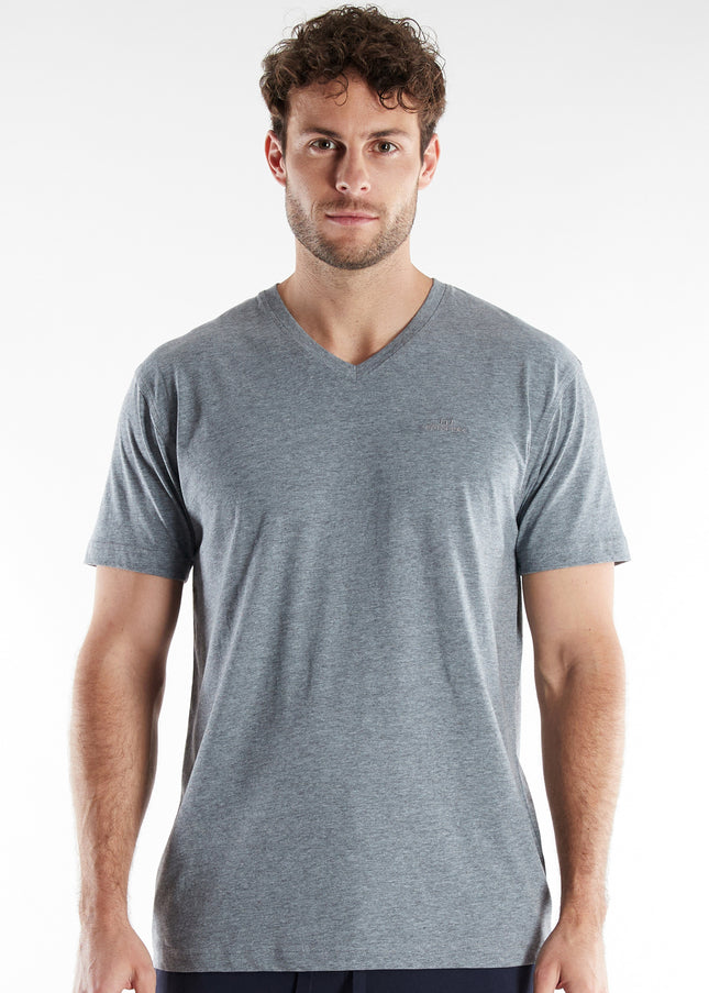 GÖTZBURG Herren T-Shirt grau uni