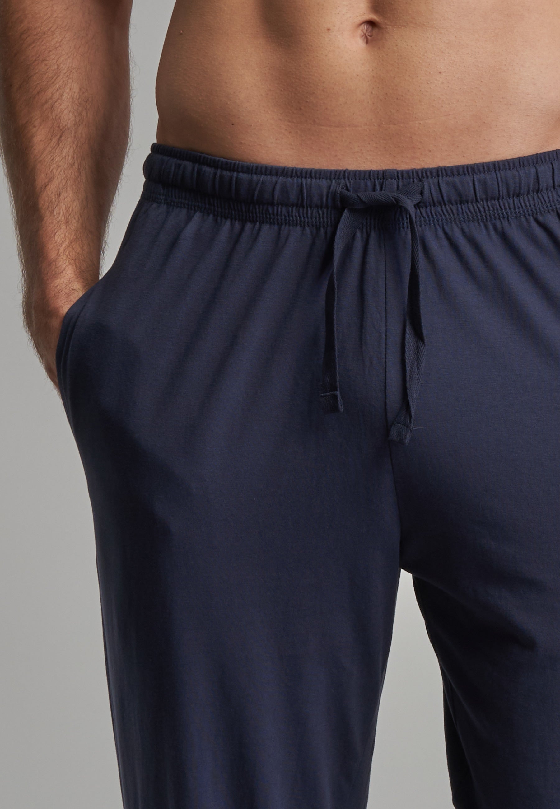 GÖTZBURG Herren Lange-Hose blau uni