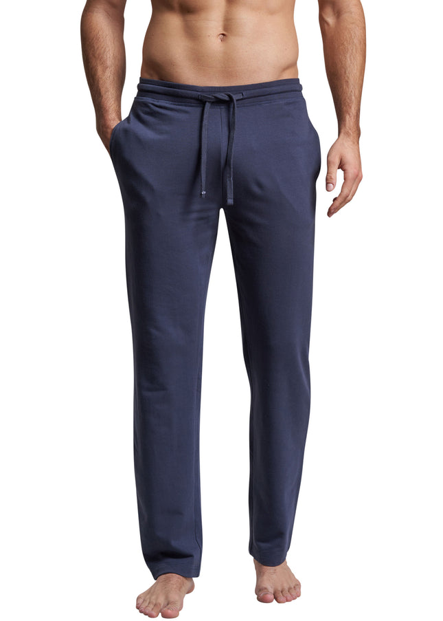 GÖTZBURG Herren Lange-Hose blau uni