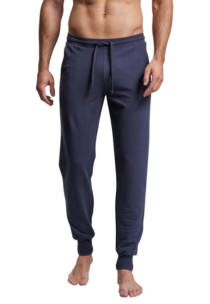 GÖTZBURG Herren Lange-Hose blau uni