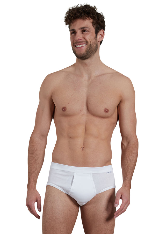 GÖTZBURG Herren Slip weiß uni