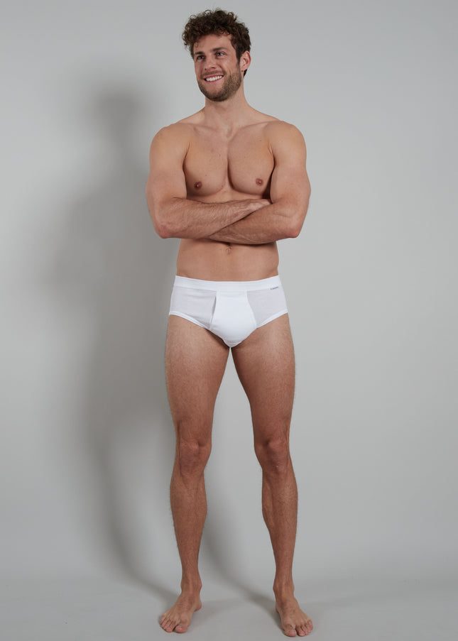 GÖTZBURG Herren Slip weiß uni