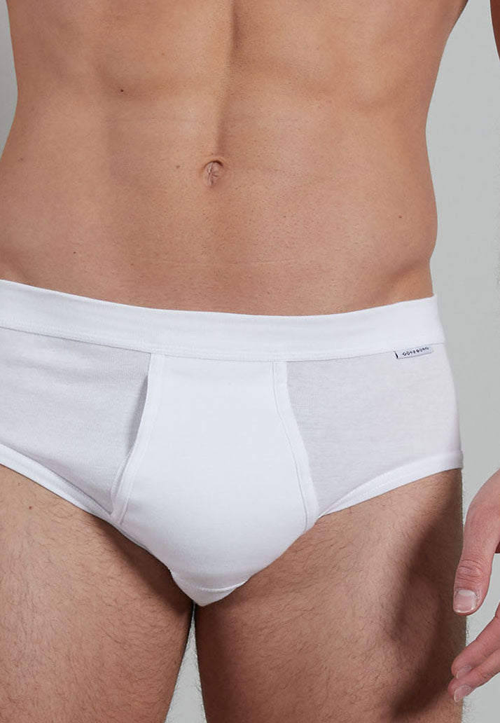 GÖTZBURG Herren Slip weiß uni