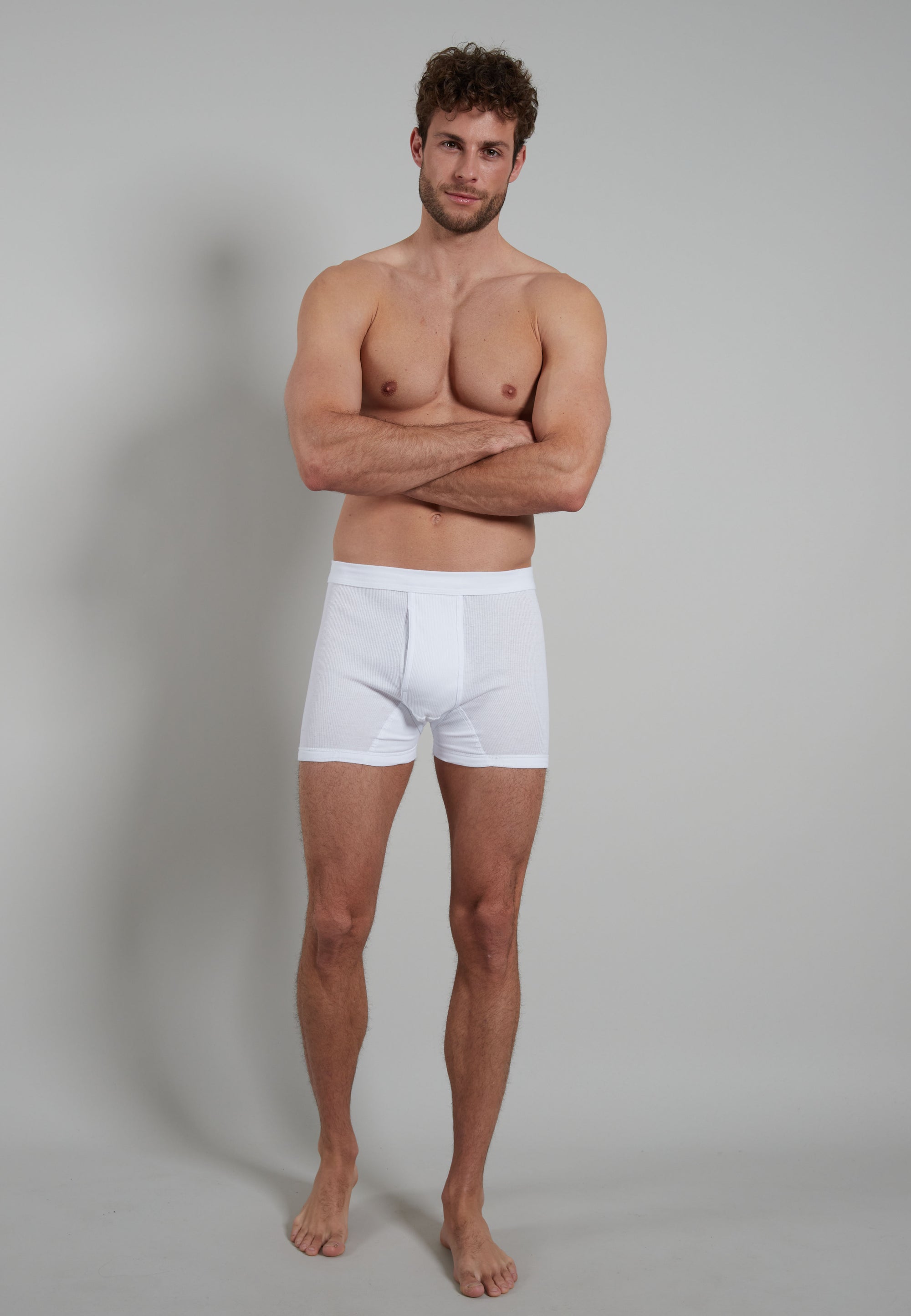 GÖTZBURG Herren Pants weiß uni
