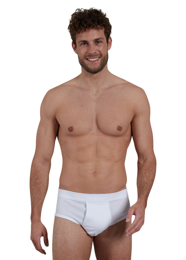 GÖTZBURG Herren Slip weiß uni
