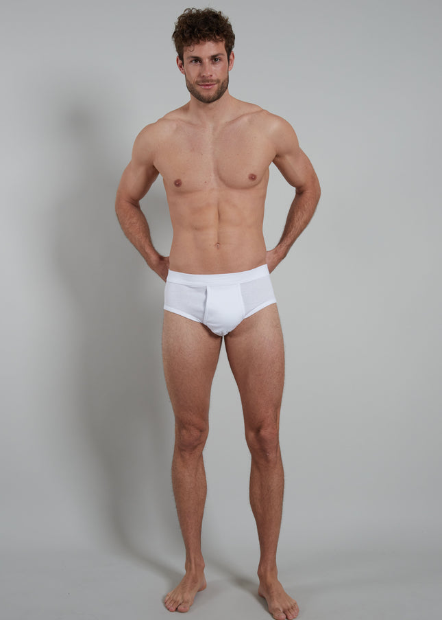 GÖTZBURG Herren Slip weiß uni