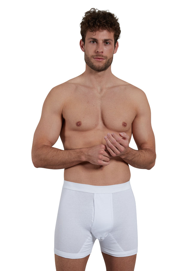 GÖTZBURG Herren Pants weiß uni