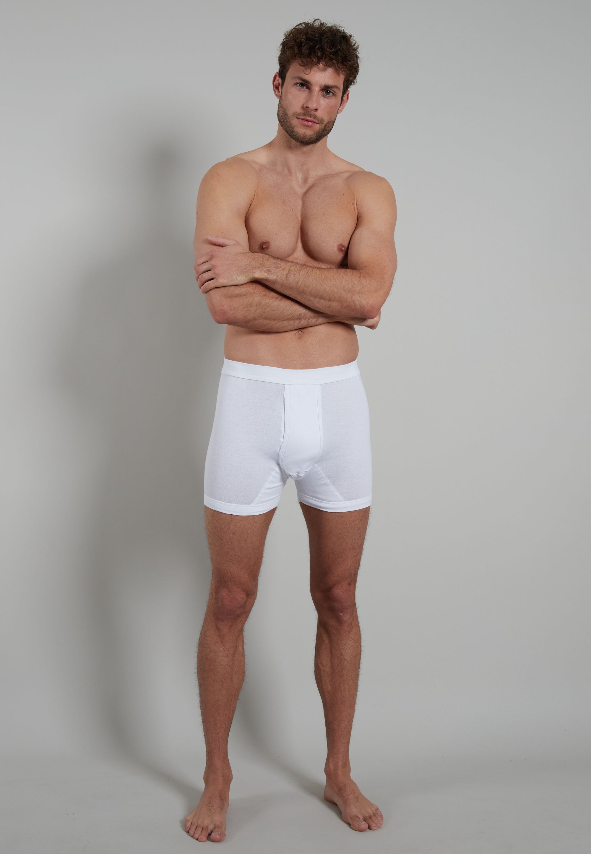 GÖTZBURG Herren Pants weiß uni