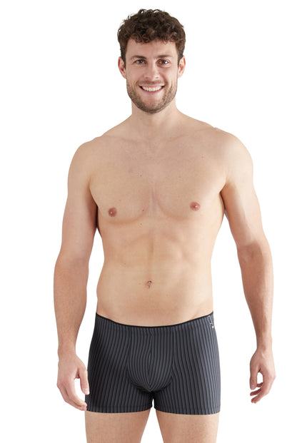 GÖTZBURG Herren Pants schwarz längsgestreift