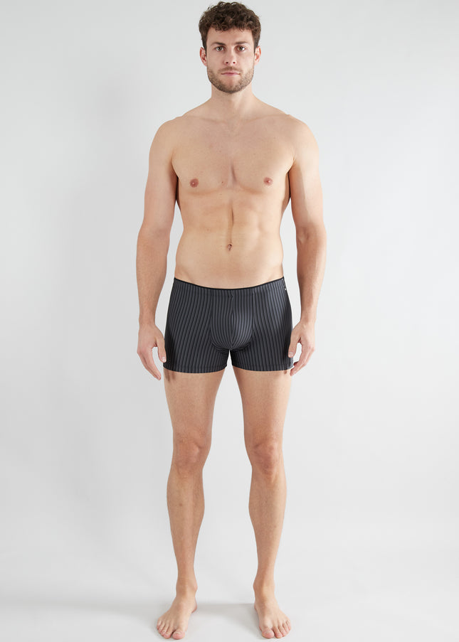 GÖTZBURG Herren Pants schwarz längsgestreift