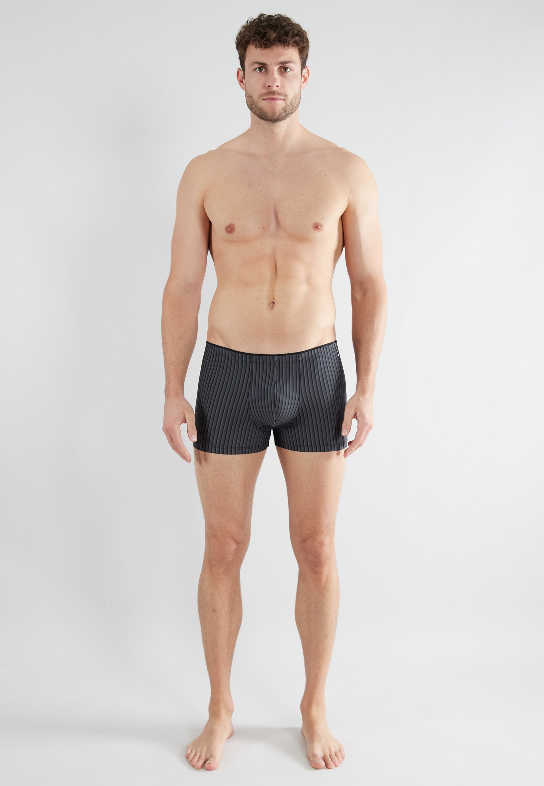 GÖTZBURG Herren Pants schwarz längsgestreift