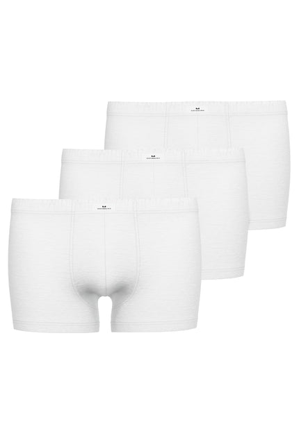 GÖTZBURG Herren Pants weiß uni 3er Pack