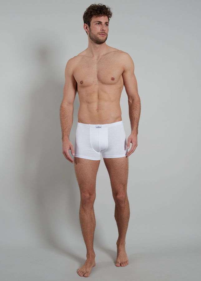 GÖTZBURG Herren Pants weiß uni 3er Pack