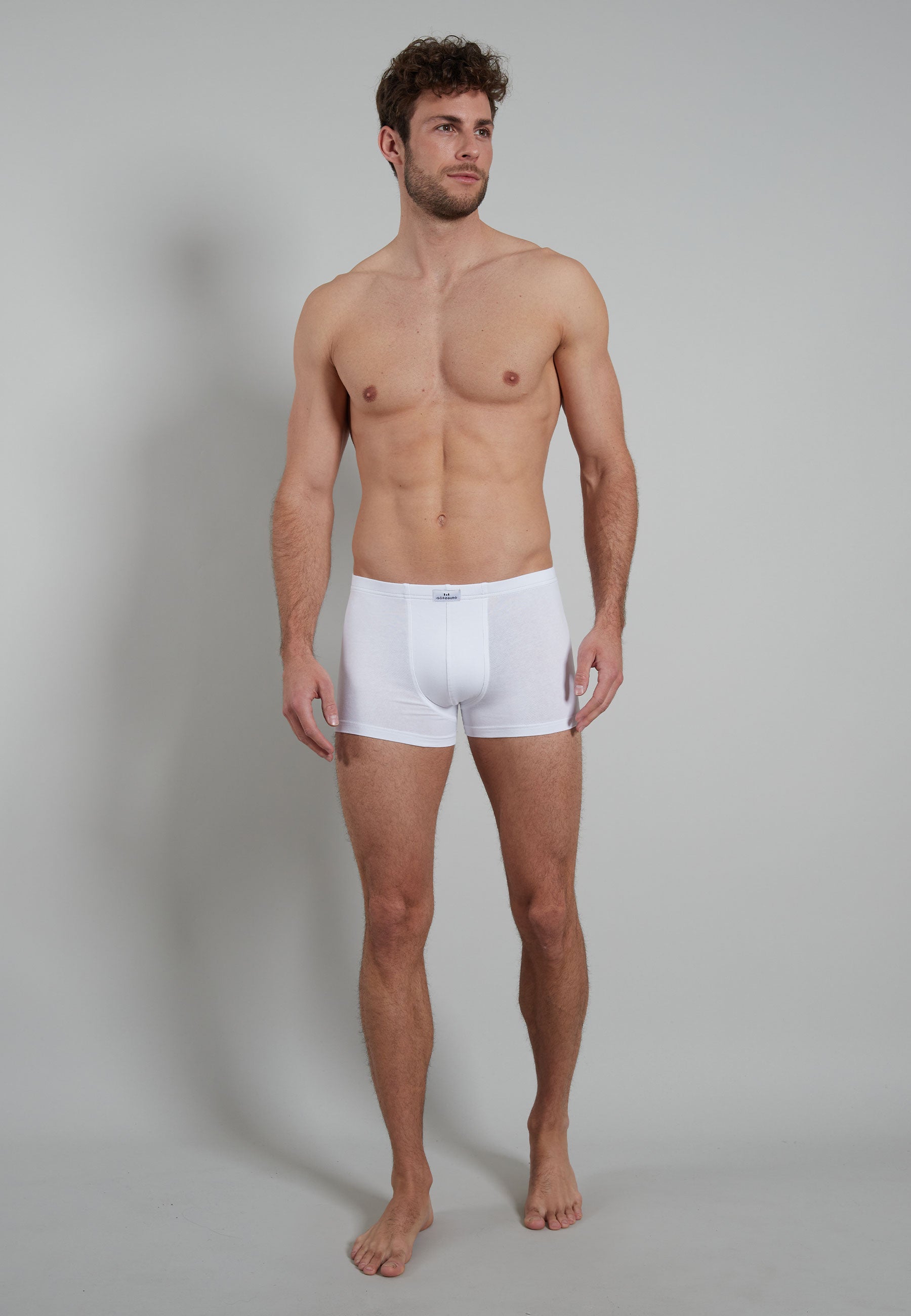 GÖTZBURG Herren Pants weiß uni 3er Pack