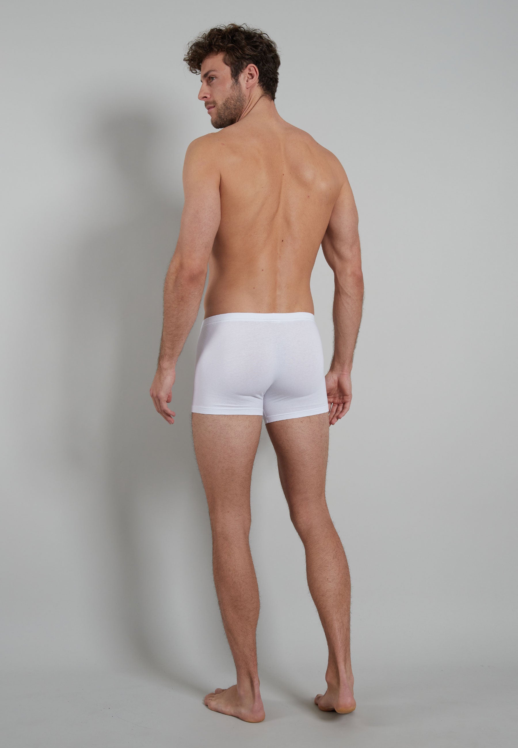 GÖTZBURG Herren Pants weiß uni 3er Pack
