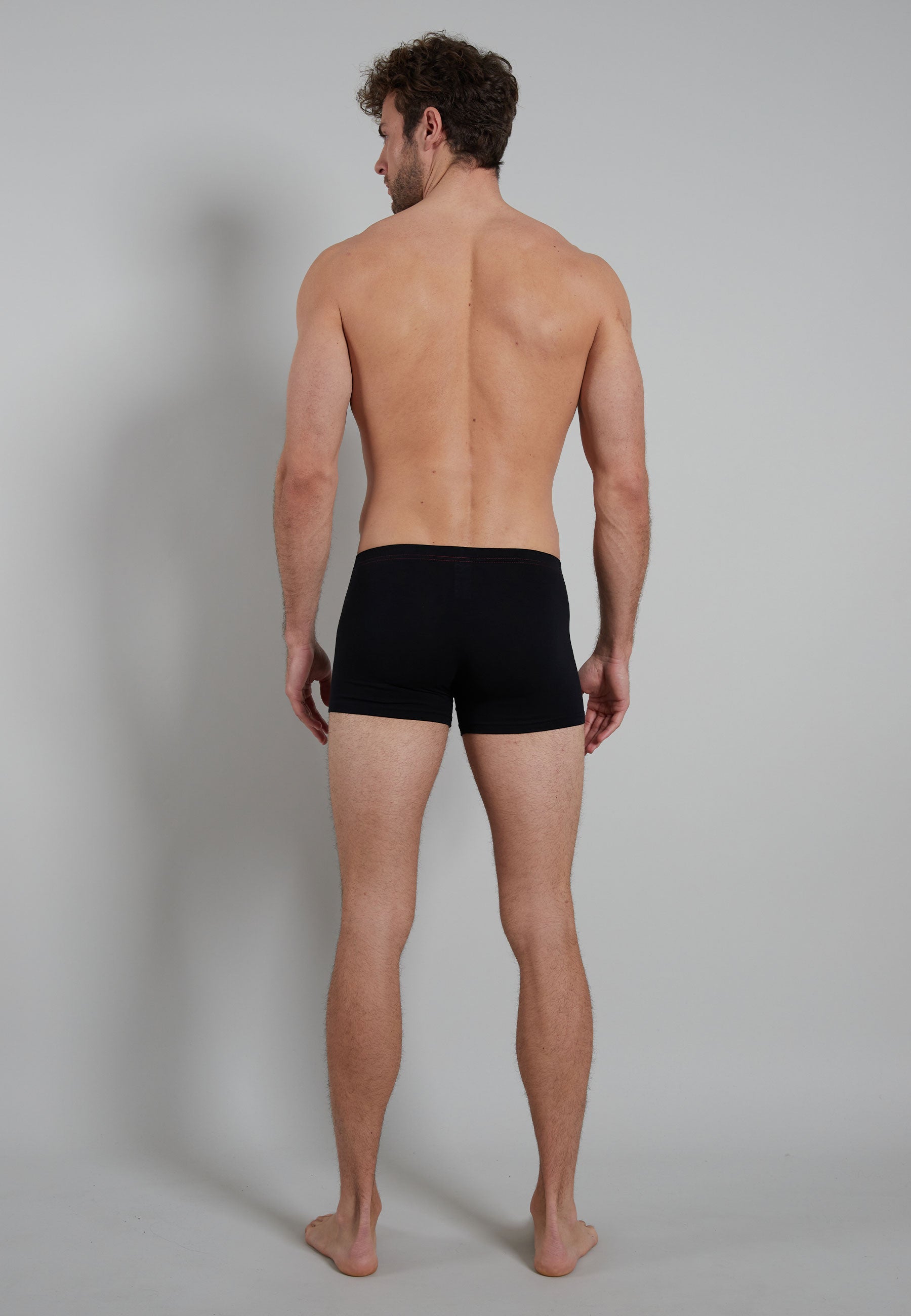 GÖTZBURG Herren Pants schwarz uni 3er Pack