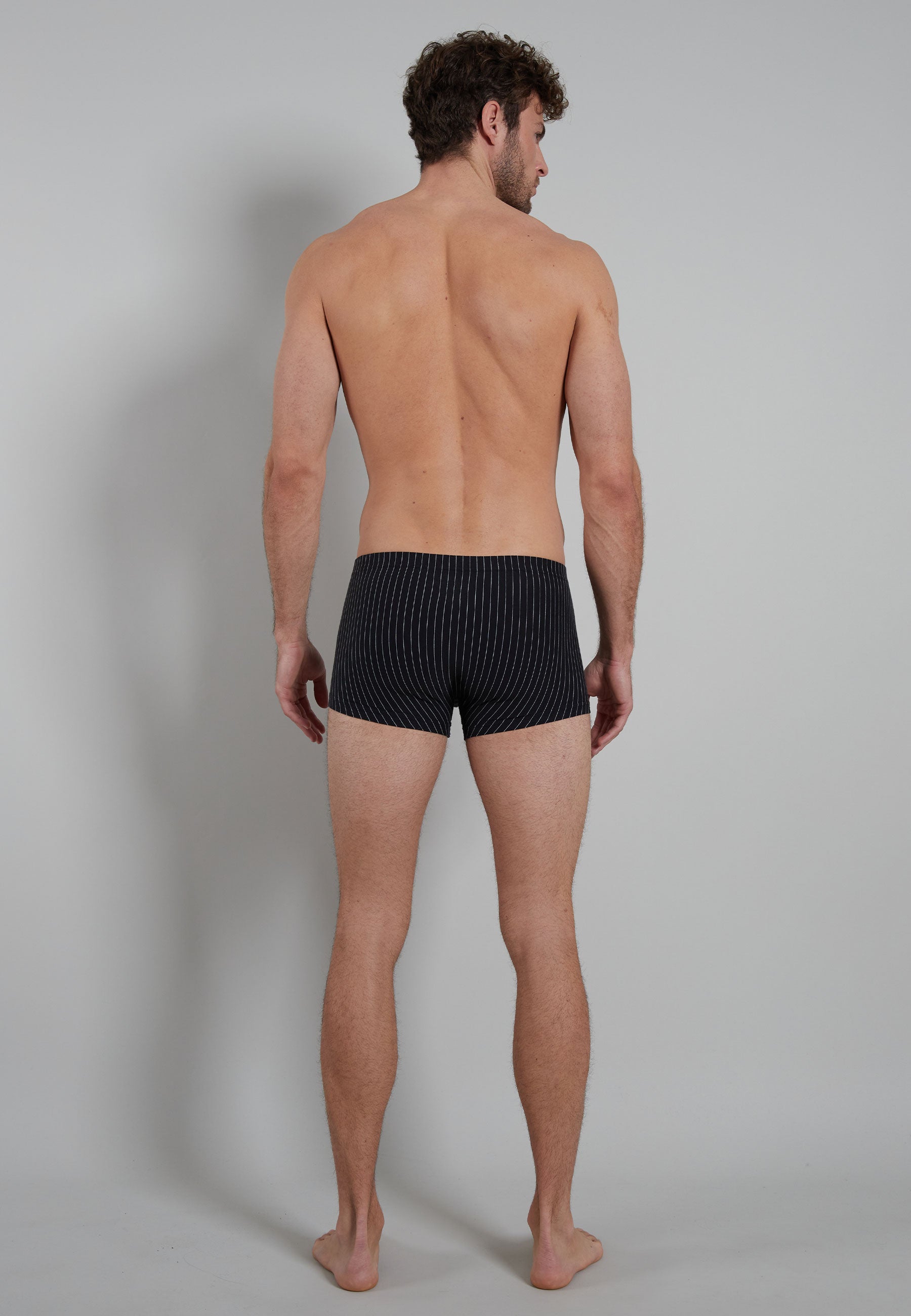GÖTZBURG Herren Pants schwarz längsgestreift 2er Pack