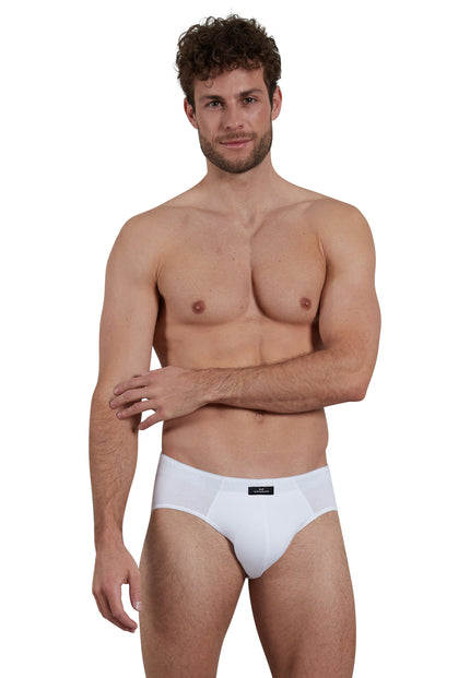 GÖTZBURG Herren Slip weiß uni