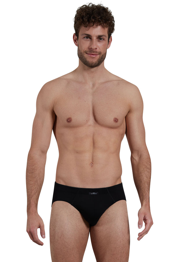 GÖTZBURG Herren Slip schwarz uni
