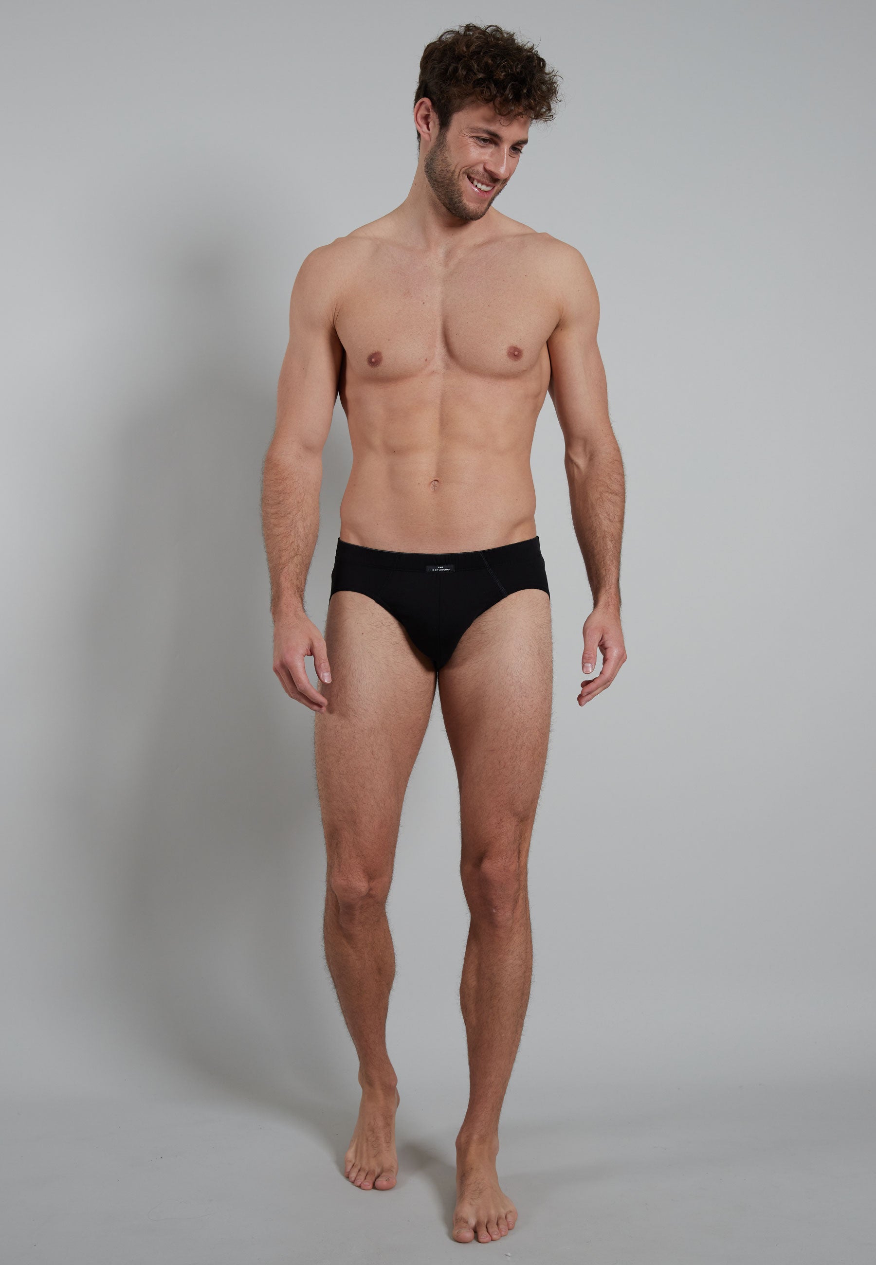 GÖTZBURG Herren Slip schwarz uni