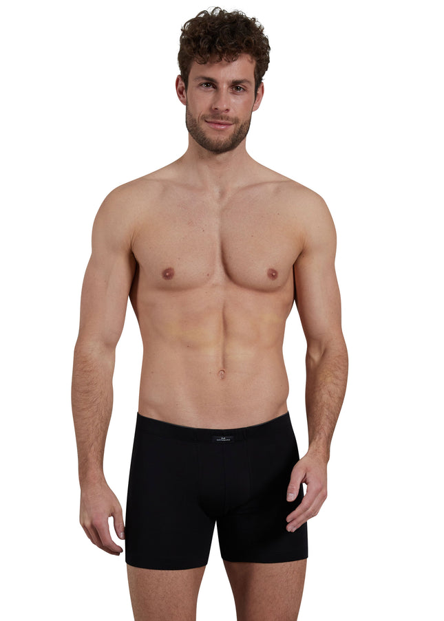 GÖTZBURG Herren Long-Pants schwarz uni