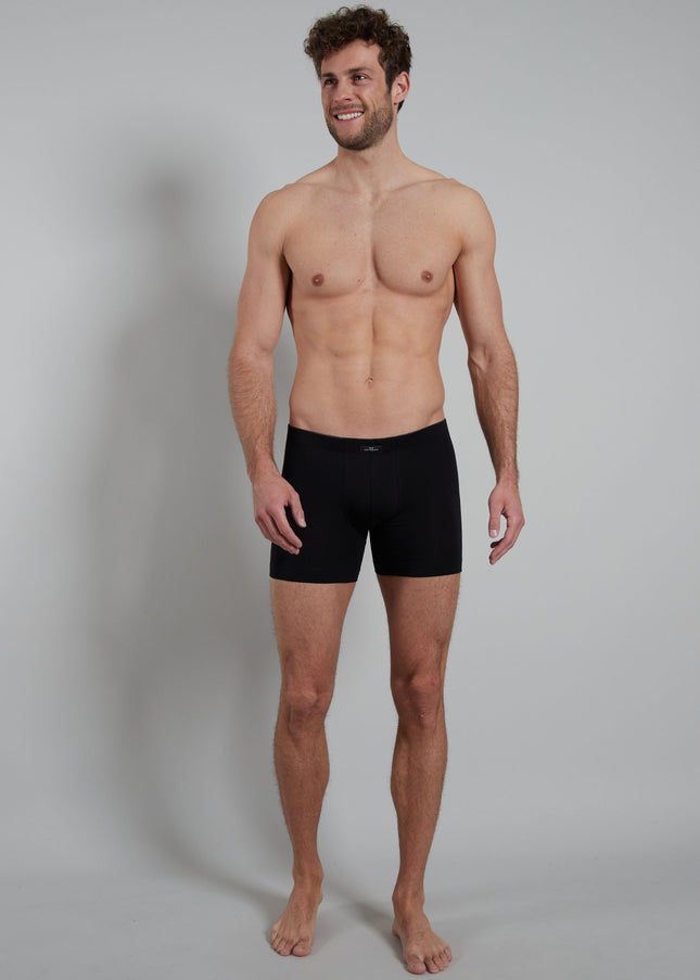 GÖTZBURG Herren Long-Pants schwarz uni