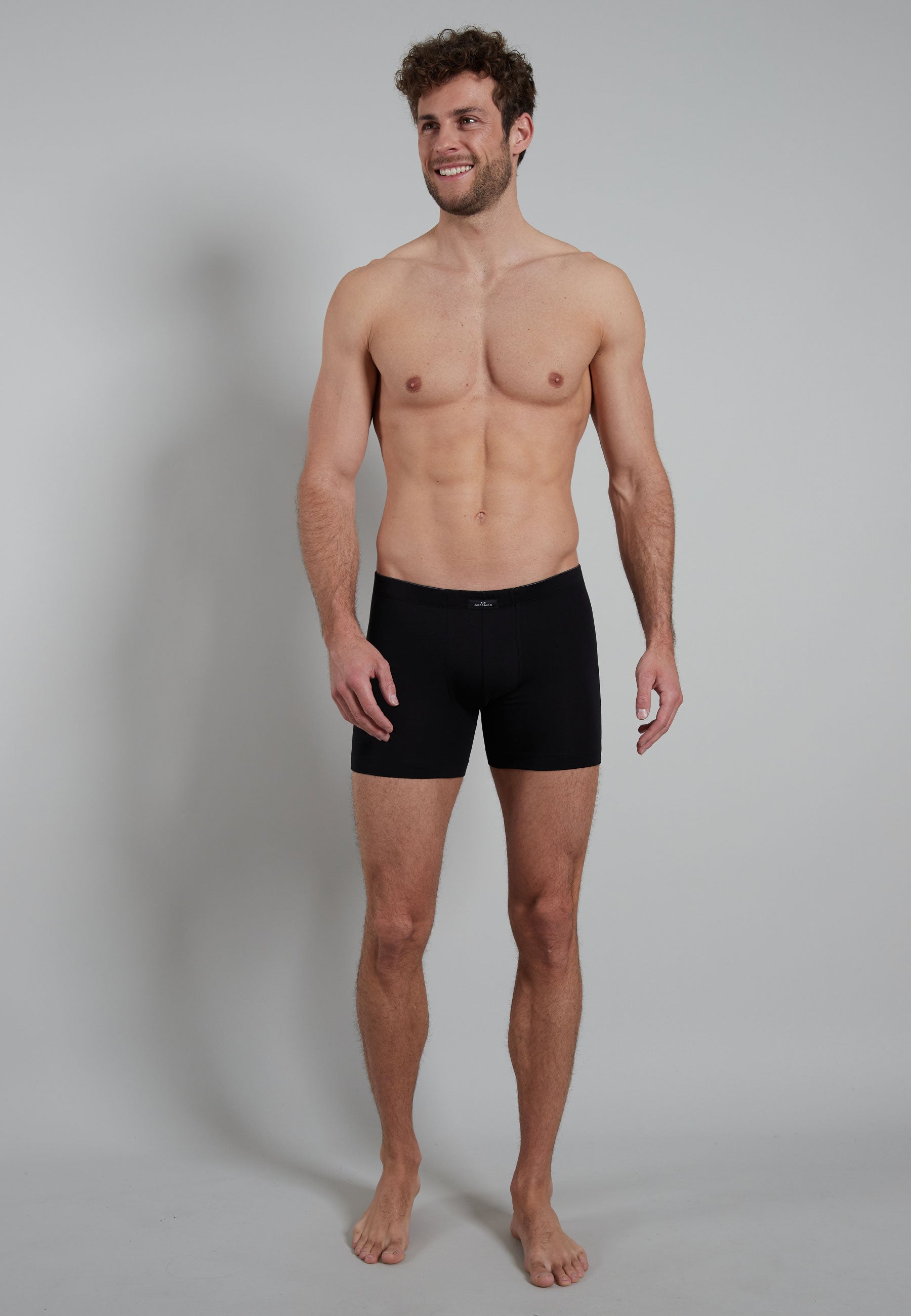 GÖTZBURG Herren Long-Pants schwarz uni