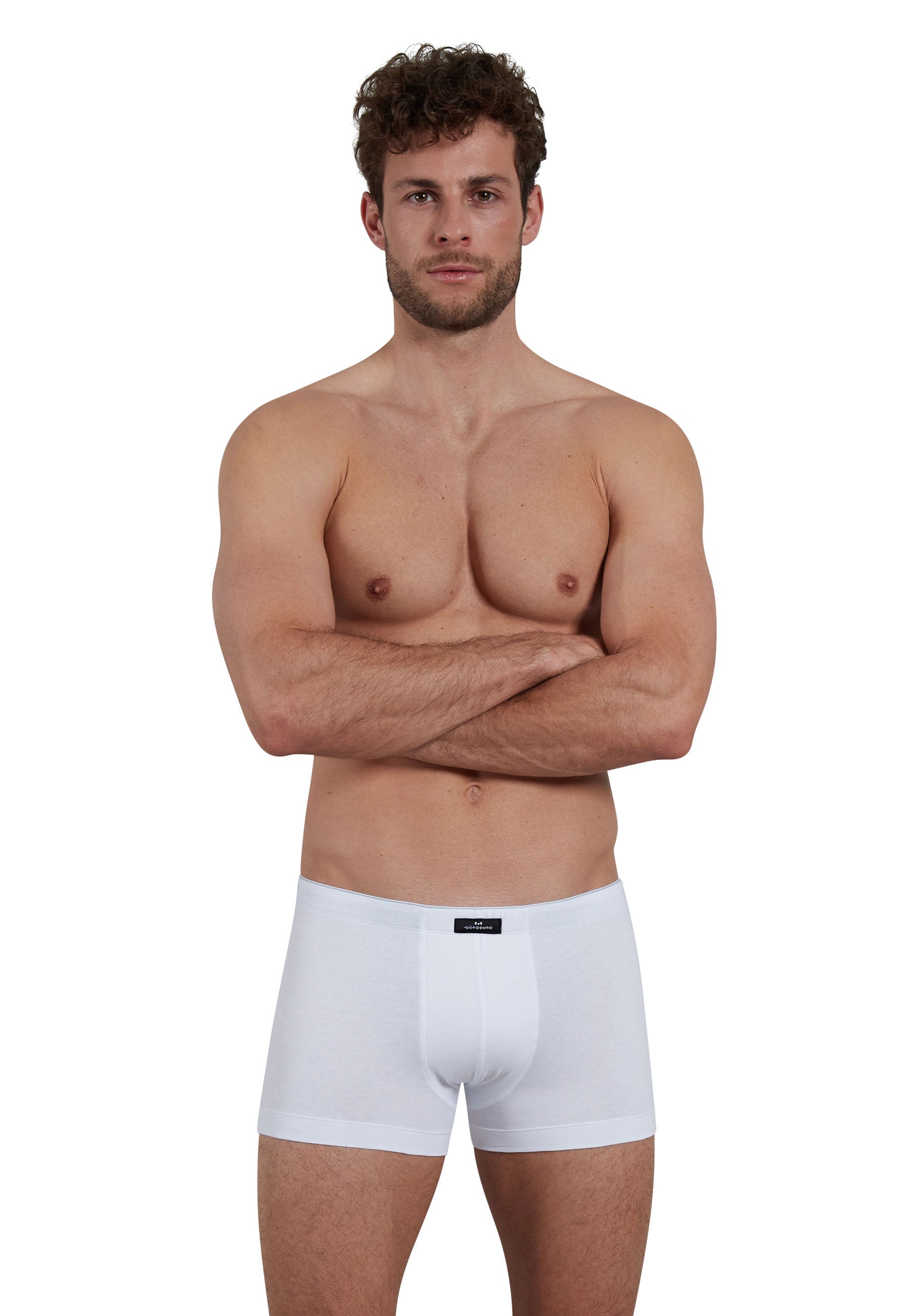 GÖTZBURG Herren Pants weiß uni
