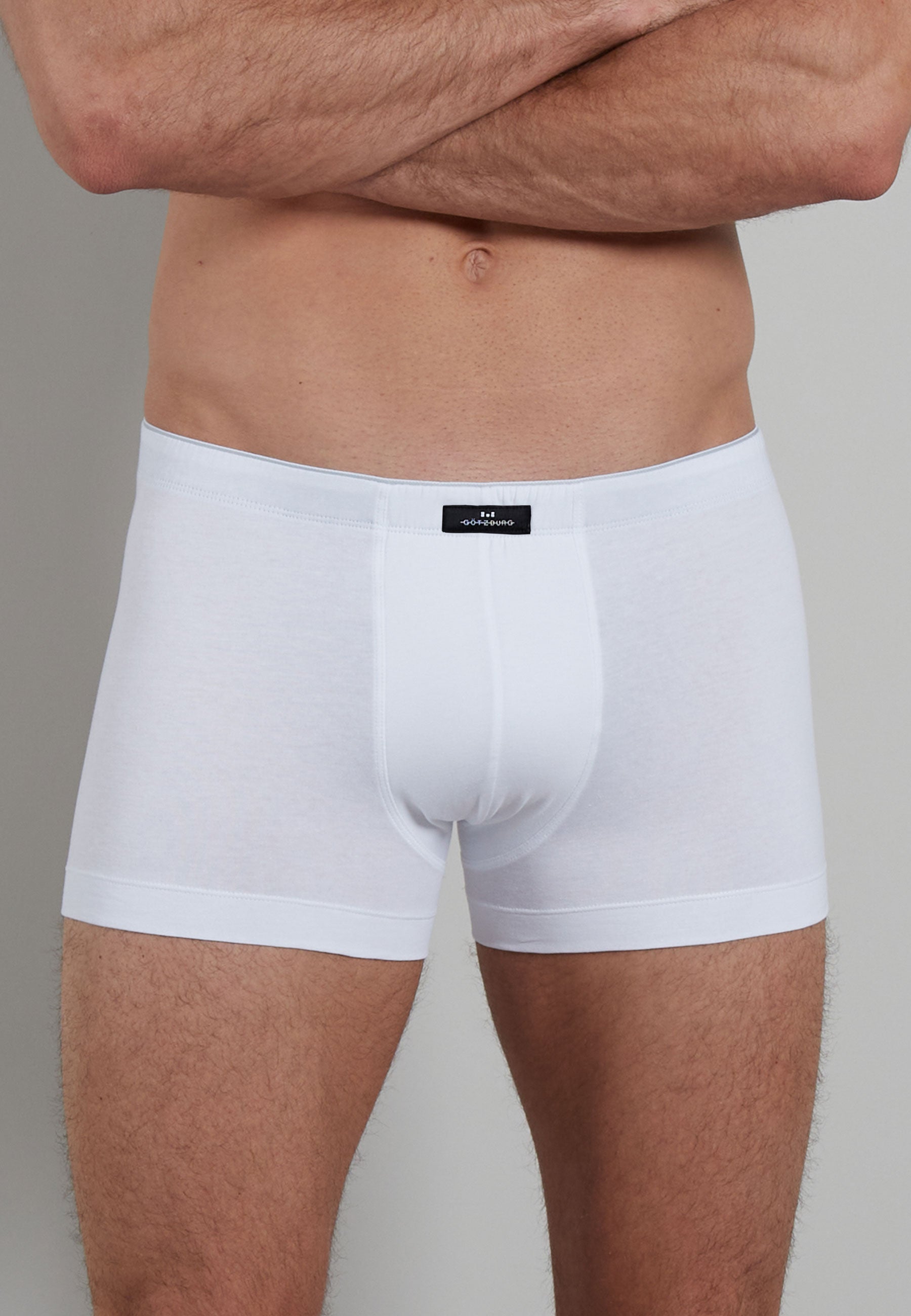 GÖTZBURG Herren Pants weiß uni