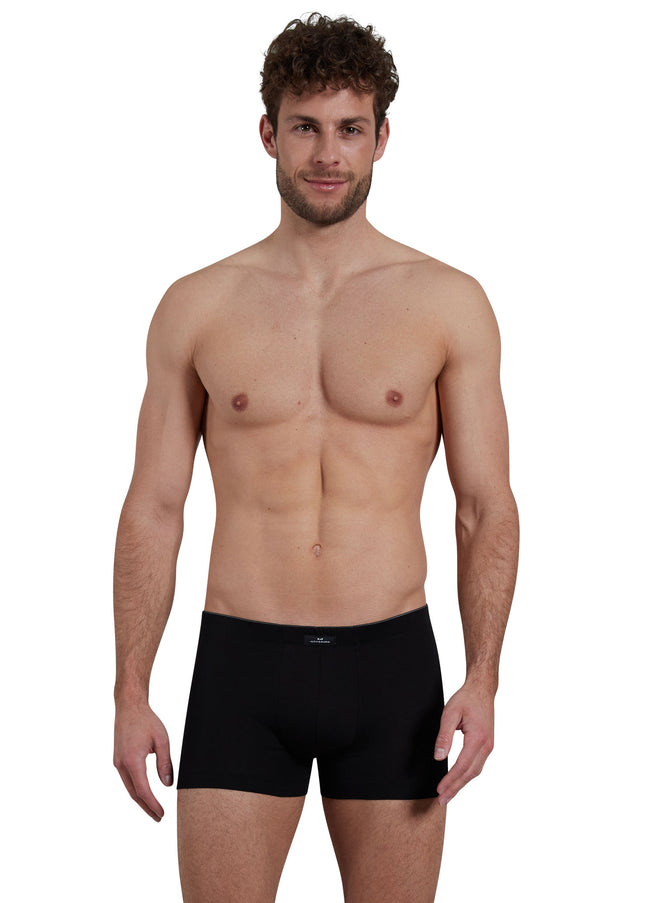 GÖTZBURG Herren Pants schwarz uni