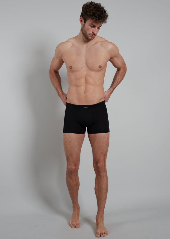 GÖTZBURG Herren Pants schwarz uni