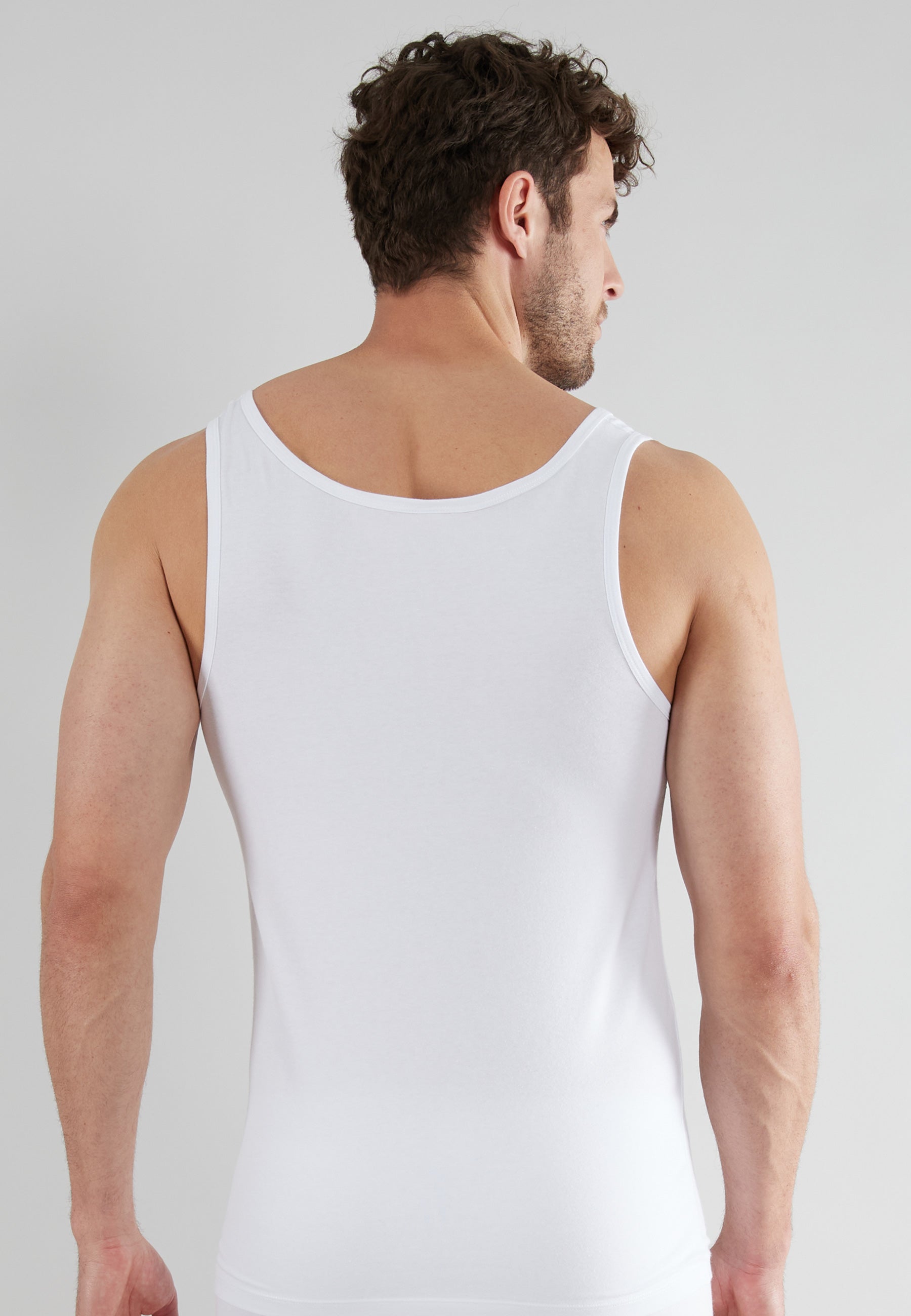 GÖTZBURG Herren Tank-Top weiß uni